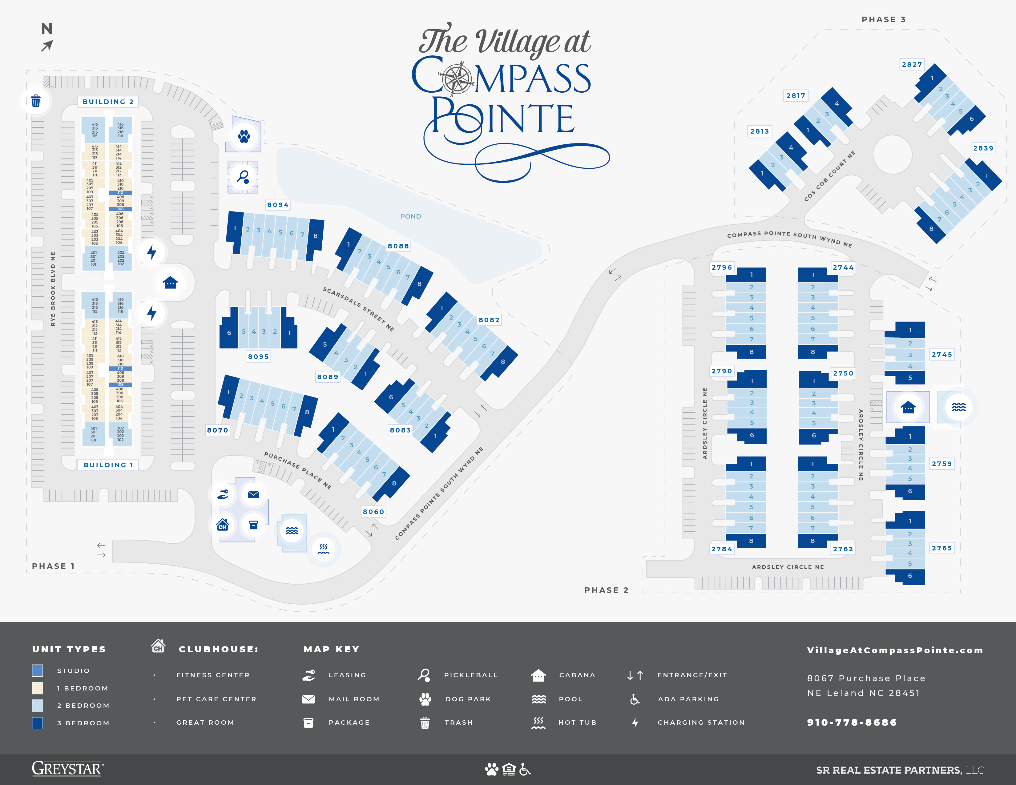 Compass Pointe Site Map