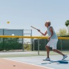 Woman Playing Pickle Ball