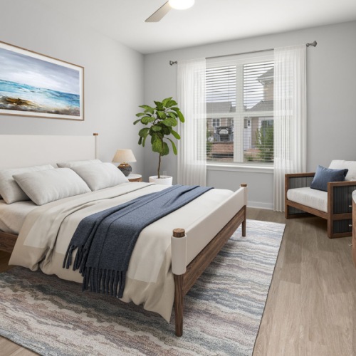 Relax and recharge in beautiful and spacious bedrooms Relax and recharge in beautiful and spacious bedrooms